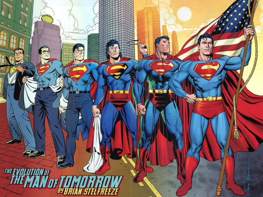 The Evolution of the Man of Tomorrow, by Brian Stelfreeze
